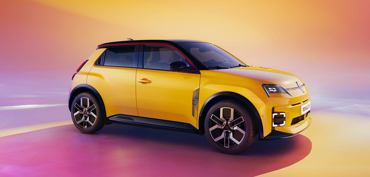 Renault R5 Modell 2026 in gelb