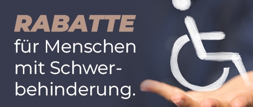 Rabatte für Menschen mit Schwerbehinderung